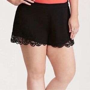 NWT Torrid Lace Trim Shorts size 14